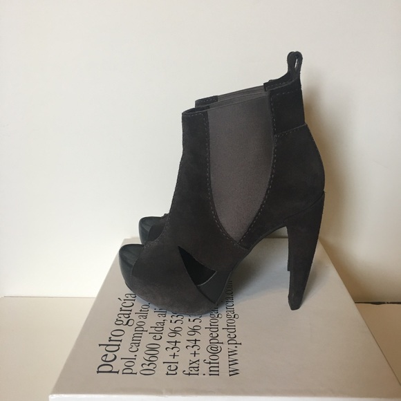 Pedro Garcia brown Abbie open toe booties - Picture 3 of 6